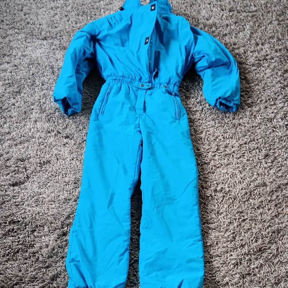 Vintage Obermeyer Vibrant Blue Snowsuit